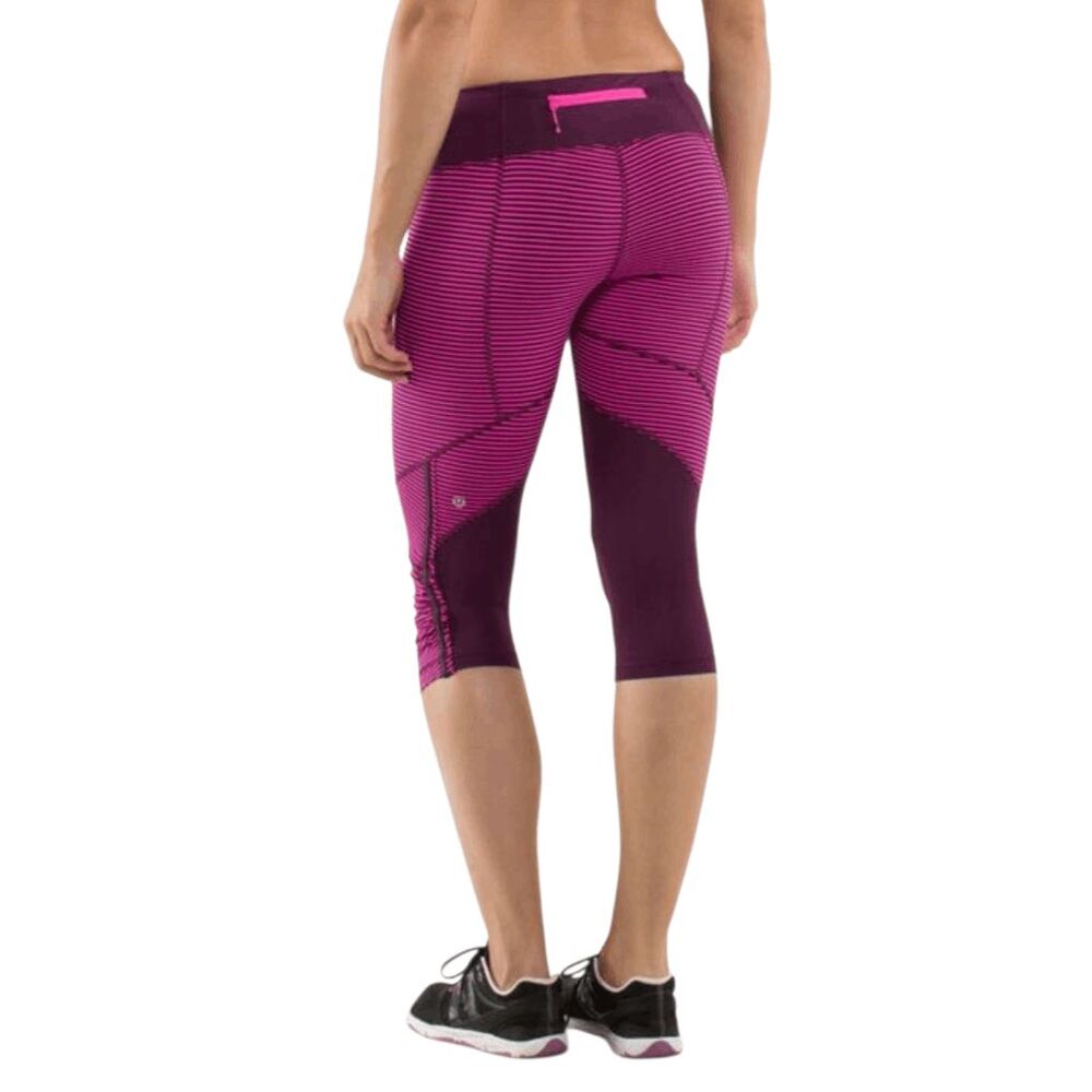 LULULEMON ATHLETICA Run For Your Life Crop Size 8